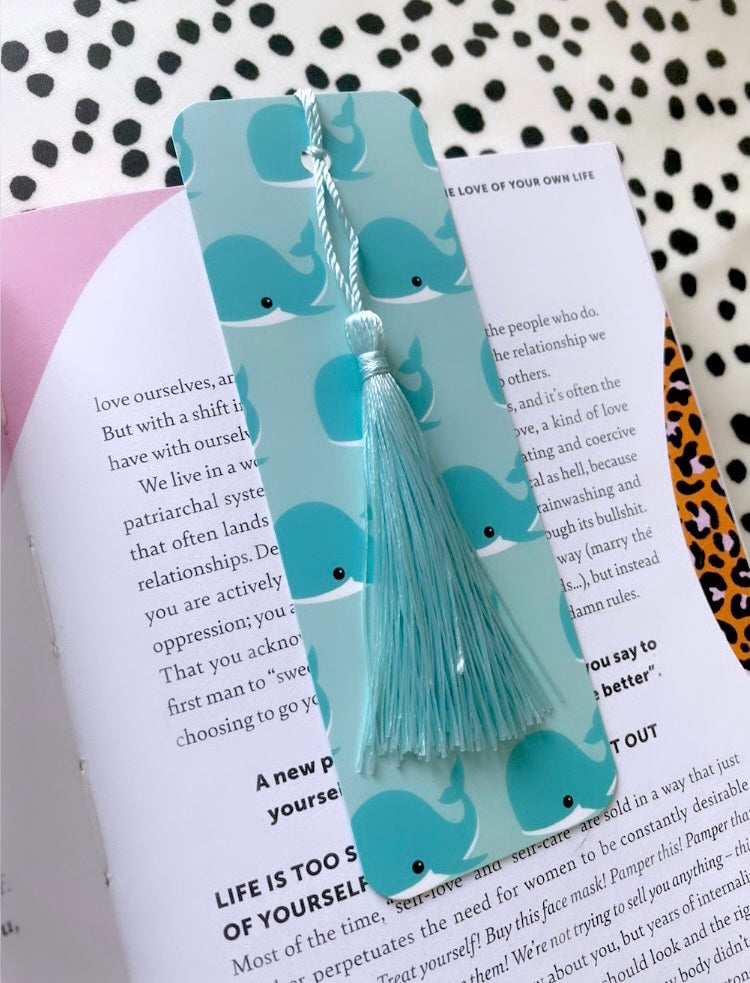 Whale Tassel Bookmark