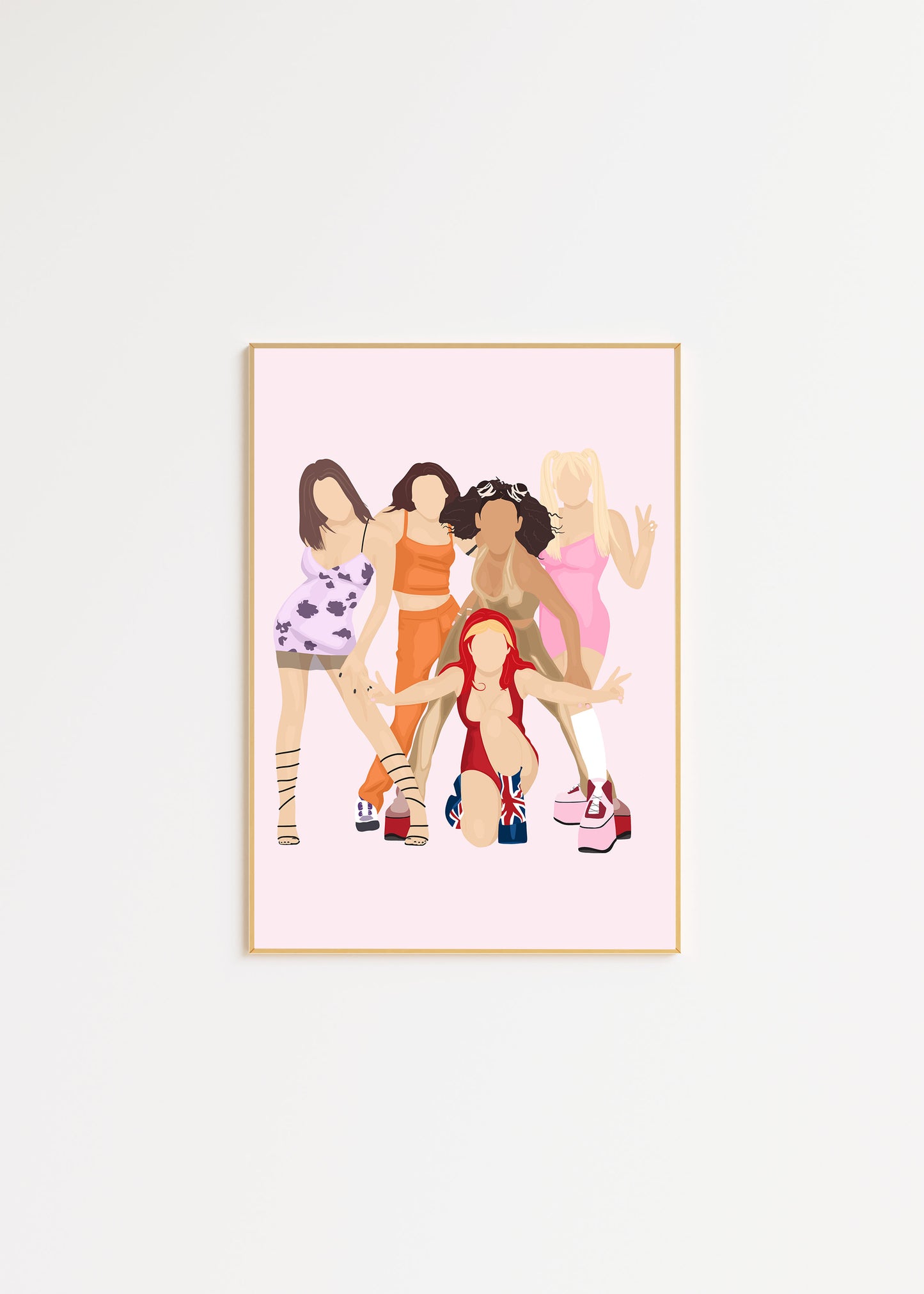 Spice Girls Inspired Wall Art Print