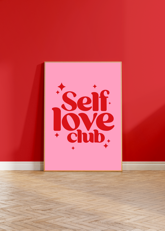 Self Love Club Wall Art Print