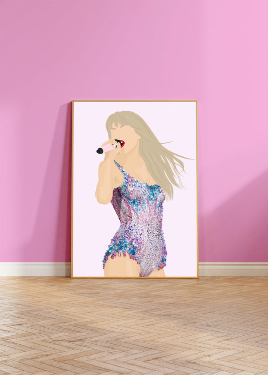 Taylor Swift Inspired Wall Art Print