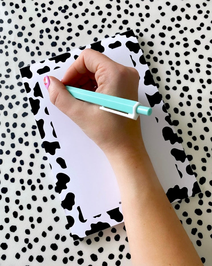 Cow Print A5 Notepad