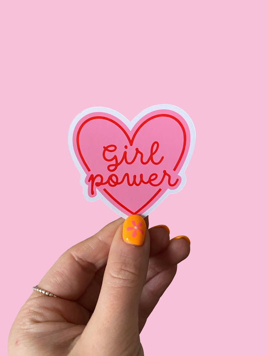 Girl Power Glossy Sticker